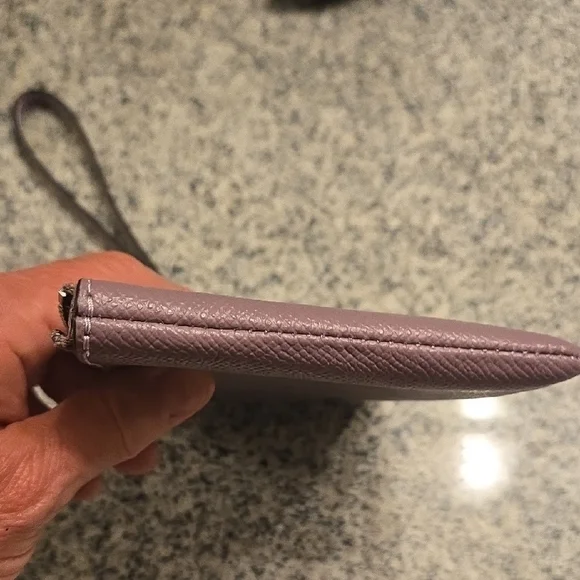 Coach Essential Small Wallet- Mauve Leather Wristlet NWOT - Picture 6 of 12
